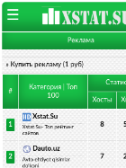 Скриншот сайта Xstat.su